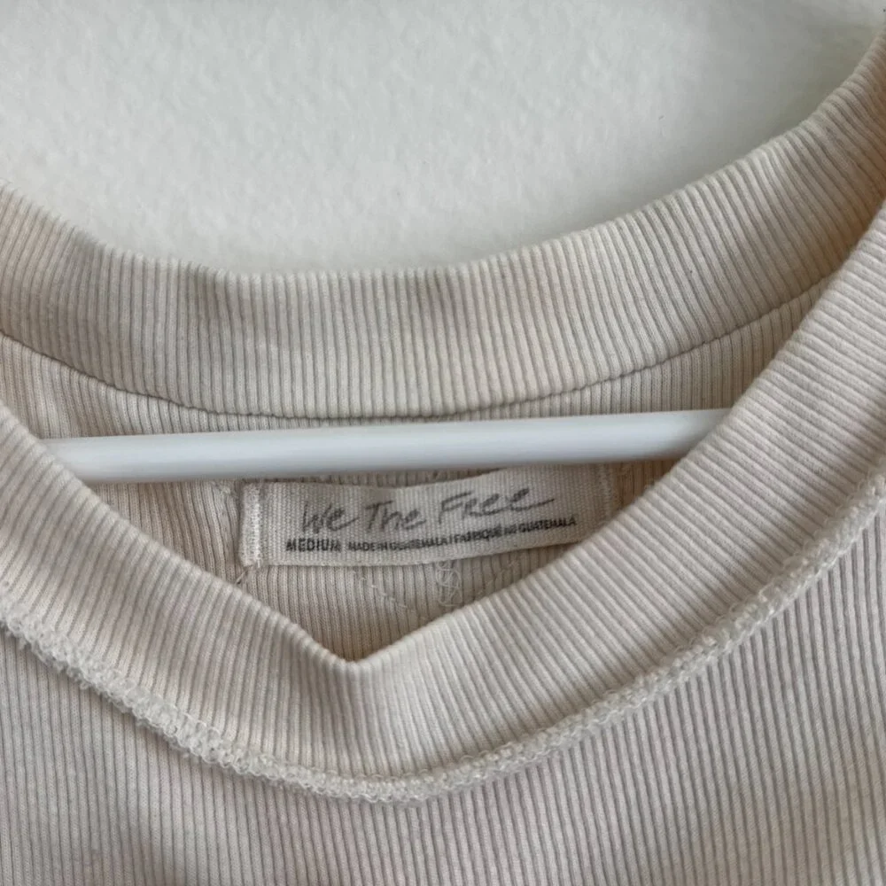 Free People Ribbed Tank (Cream) - Picture 4 of 5